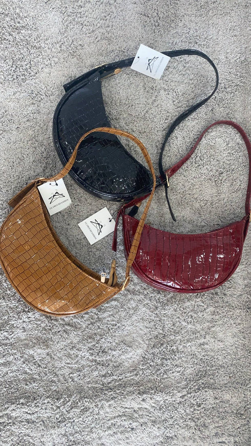 Moon Shape Baguette Bags